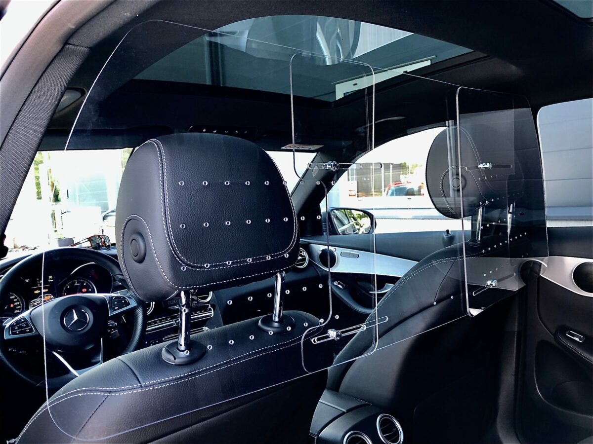 Auto/ Taxi Sneeze Guard Shields for cars Solarplexius