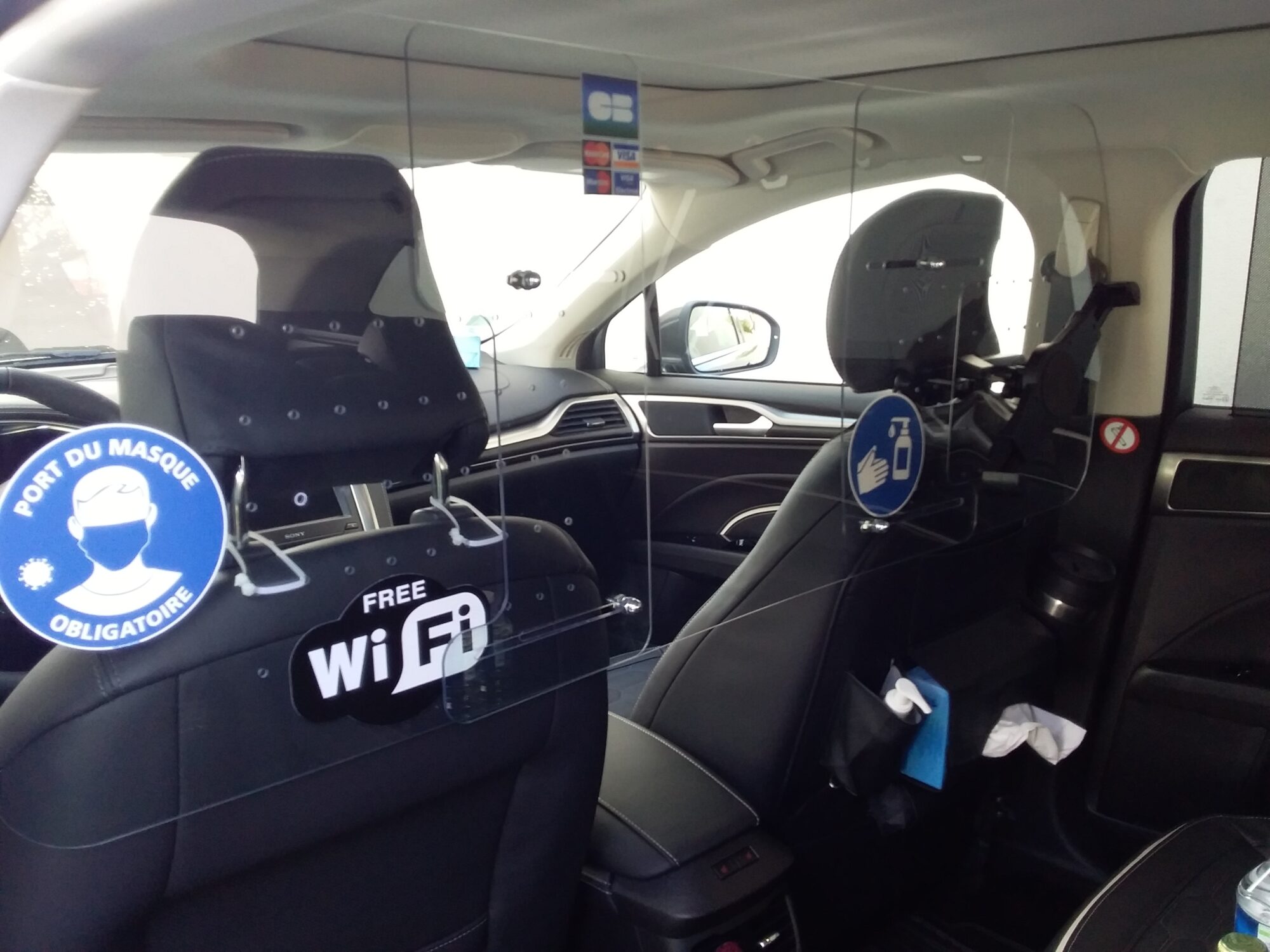 Auto/ Taxi Sneeze Guard Shields for cars Solarplexius